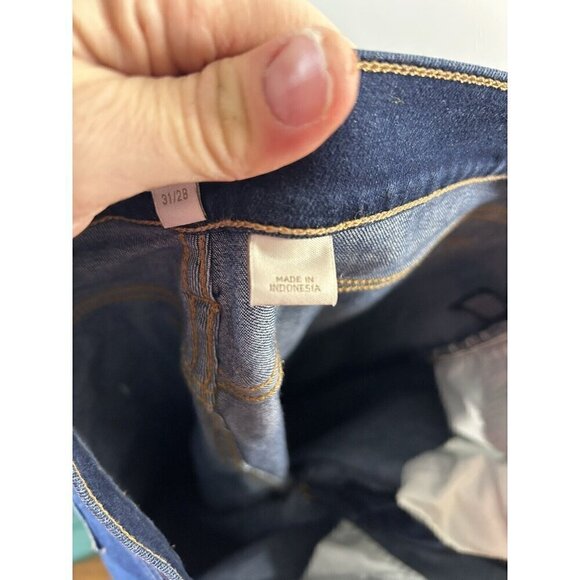 J. Crew Jeans Womens Blue High Rise Skinny Ankle Stretch Denim Size 31/28 - Picture 14 of 16